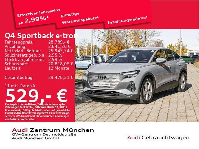 Kieselgrau Gebraucht 2022 Audi Q4 e-tron SUV | 28.789 € (Fairer Preis) - Bild 1/2