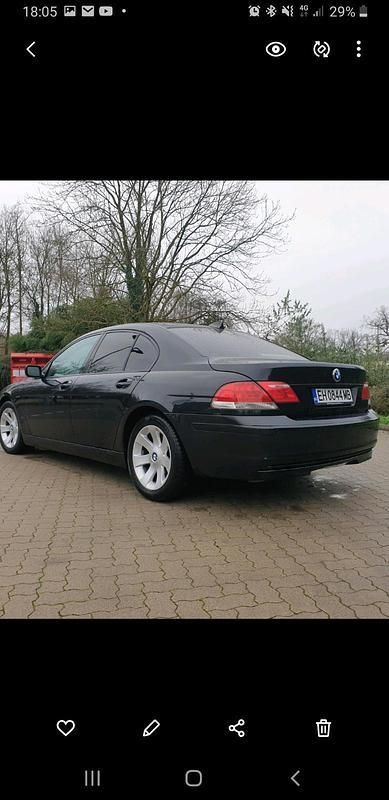 Schwarz Gebraucht 2008 BMW 730 Limousine | 3.500 € (Superpreis) - Bild 1/4