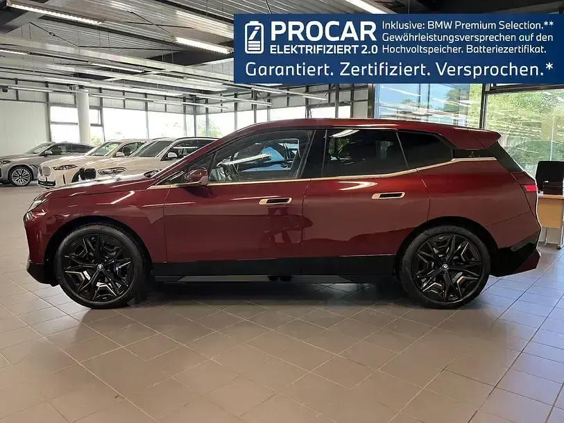 Gebraucht BMW iX M Sport 455 kW (619 PS) 2023 Rot SUV