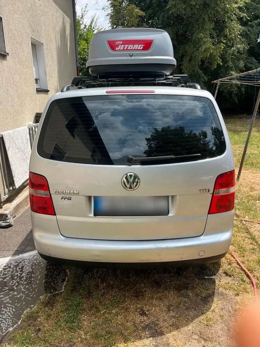 Gebraucht VW Touran 101 PS (74 kW) 2004 Silber Van / Kleinbus