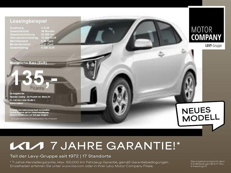 Neu Kia Picanto 68 PS (50 kW) 2026 Weiß Kleinwagen