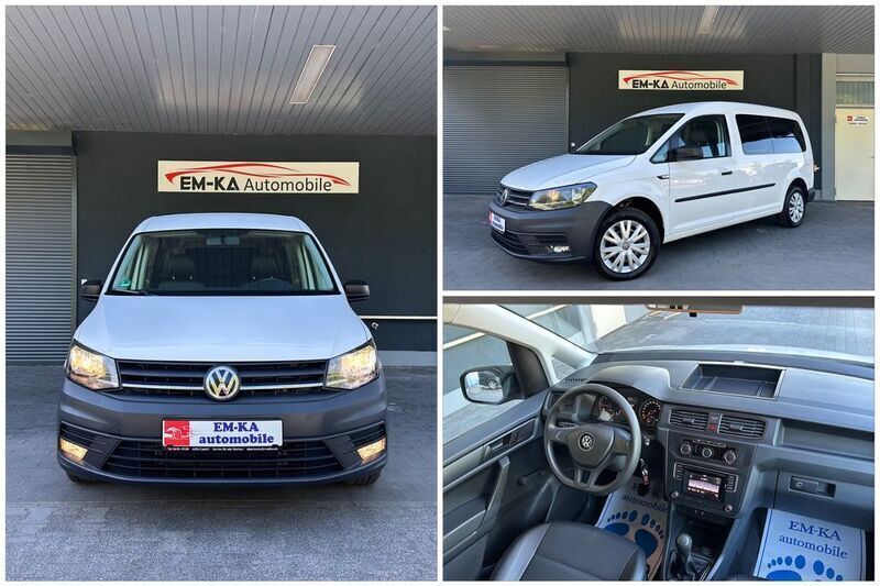 Weiß Gebraucht 2015 VW Caddy Maxi Van / Kleinbus | 9.500 € - Bild 1/4