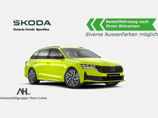 Schwarz (diverse metallic lackierungen möglich) Neu 2024 Skoda Octavia SportLine Kombi | 34.450 € (Superpreis) - Bild 1/3