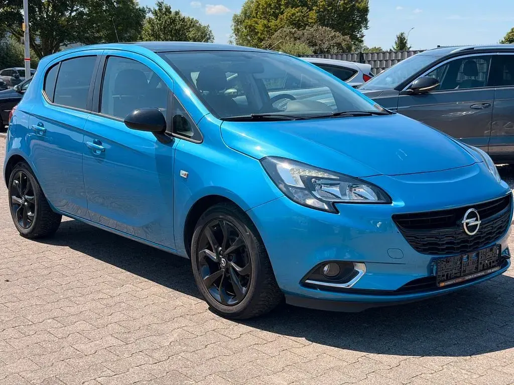 Gebraucht Opel Corsa Color Edition 90 PS (66 kW) 2017 Arktis blau (m2) Kleinwagen