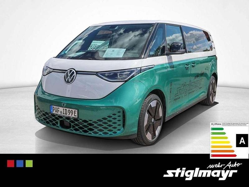 Gebraucht VW ID. Buzz Pro 210 kW (286 PS) 2025 Candyweiß/bay leaf green m... Van / Kleinbus