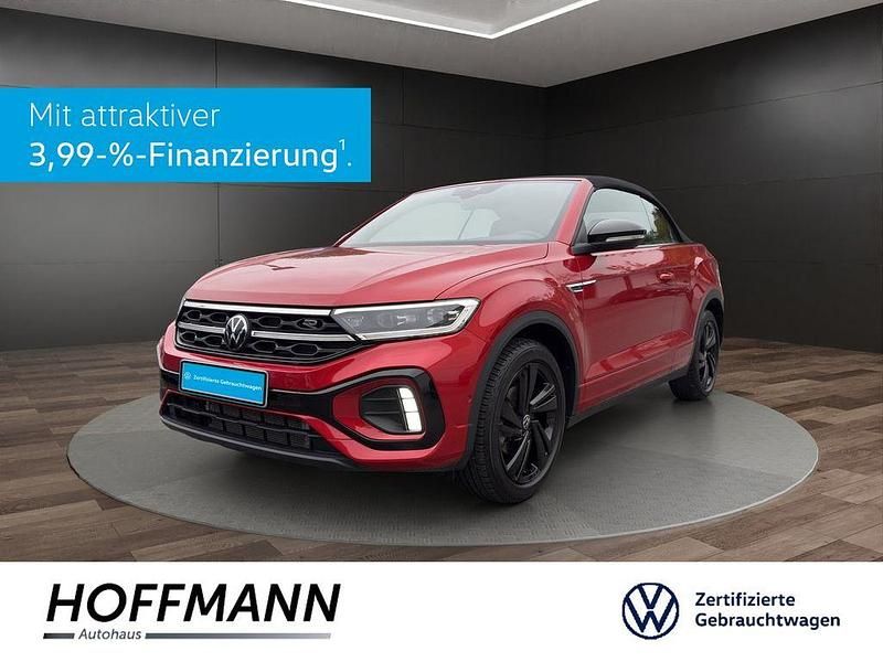 Rot Gebraucht 2025 VW T-Roc Cabriolet R-line Cabrio | 39.880 € (Teuer) - Bild 1/3
