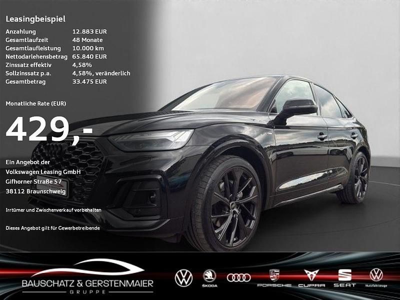 Mythosschwarz (schwarz) Gebraucht 2024 Audi Q5 Sportback S-Line SUV | 65.840 € - Bild 1/4