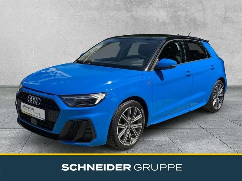 Blau Gebraucht 2019 Audi A1 Sportback S-Line Kleinwagen | 20.490 € (Etwas zu teuer) - Bild 1/4