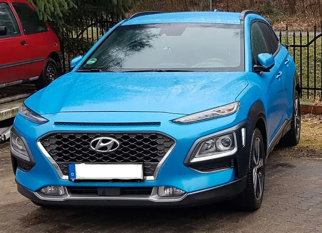 Gebraucht Hyundai Kona Premium 177 PS (130 kW) 2020 Blau SUV