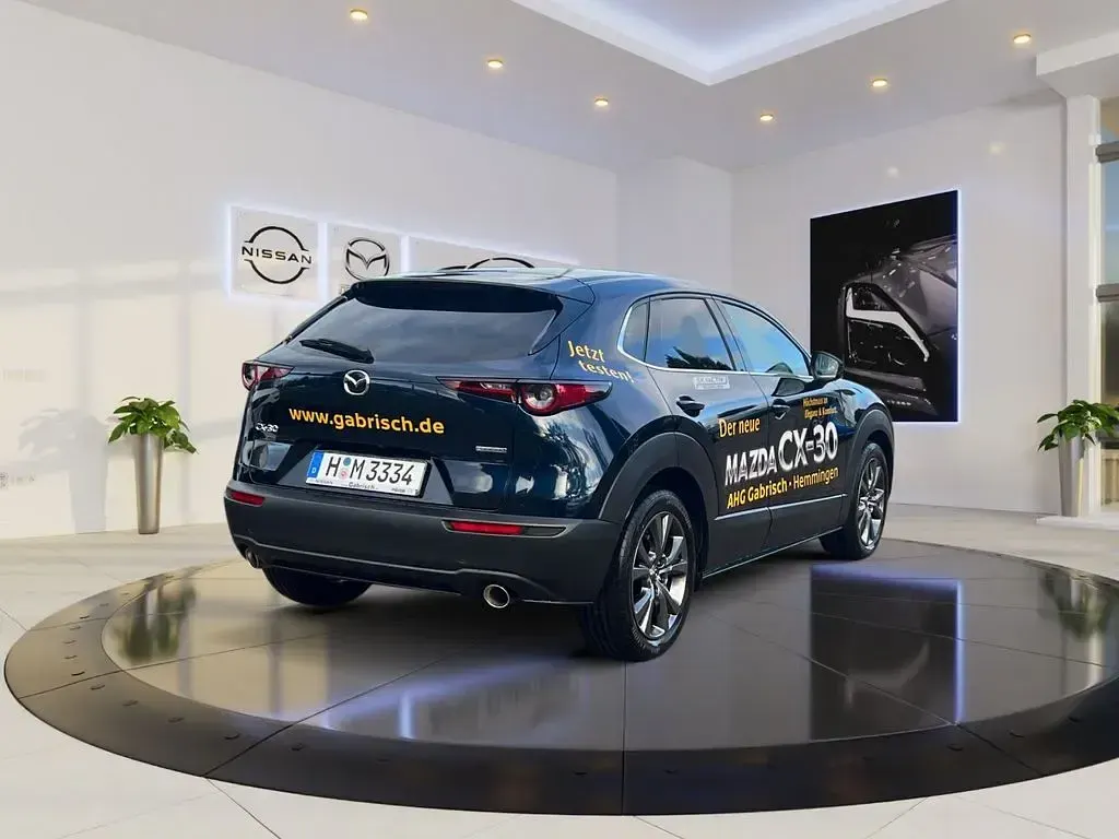 Gebraucht Mazda CX-30 Exclusive-Line 186 PS (136 kW) 2023 Deep crystal blue SUV