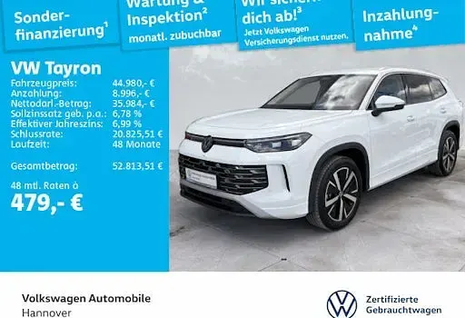 Gebraucht VW Tayron Elegance 150 PS (110 kW) 2025 Weiß SUV