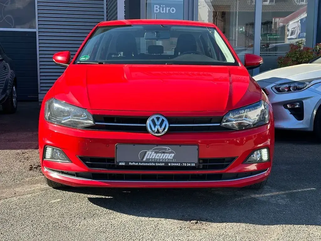 Gebraucht VW Polo Highline 95 PS (69 kW) 2018 Rot Kleinwagen