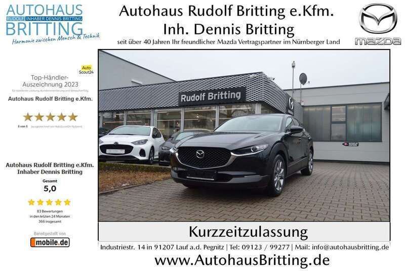 Jet black Gebraucht 2025 Mazda CX-30 Center-Line SUV | 26.890 € (Superpreis) - Bild 1/4