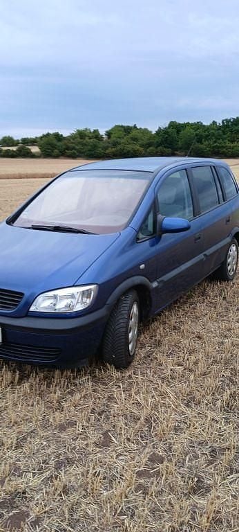 Blau Gebraucht 2002 Opel Zafira Selection Van / Kleinbus | 2.000 € (Fairer Preis) - Bild 1/4