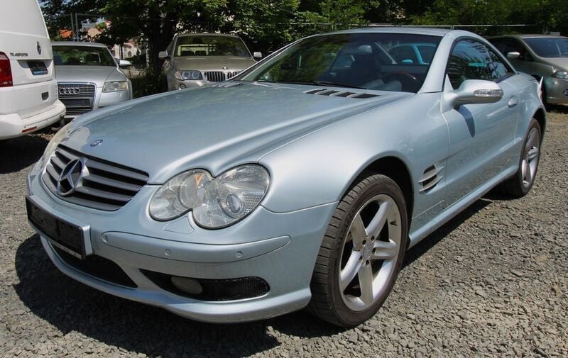 Gebraucht Mercedes SL500 AMG 306 PS (225 kW) 2002 Silber Cabrio