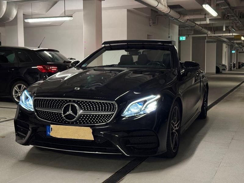 Schwarz Gebraucht 2017 Mercedes E200 AMG line Cabrio | 32.500 € (Fairer Preis) - Bild 1/4