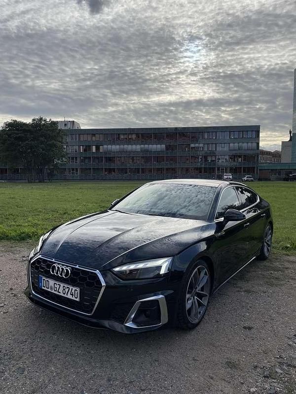 Schwarz Gebraucht 2021 Audi A5 Sportback S-Line Coupé | 36.000 € (Fairer Preis) - Bild 1/4