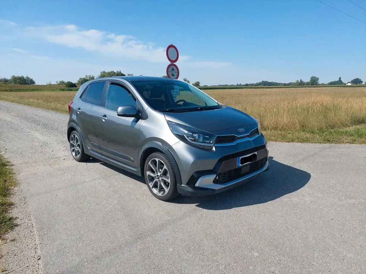 Gebraucht Kia Picanto X-Line 101 PS (74 kW) 2021 Grau Kleinwagen