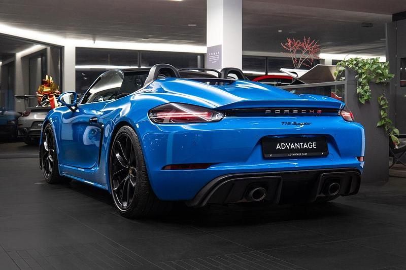Gebraucht Porsche 718 Spyder 420 PS (308 kW) 2023 Blau Cabrio