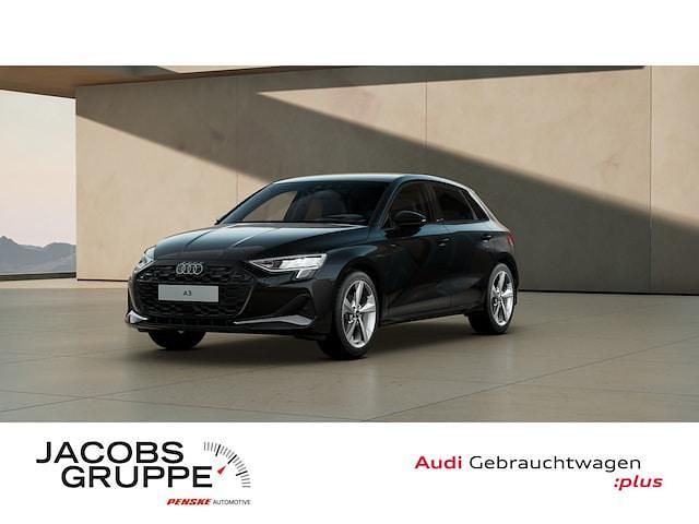 Mythosschwarz metallic Gebraucht 2025 Audi A3 Advanced Plus | 34.780 € (Fairer Preis) - Bild 1/4
