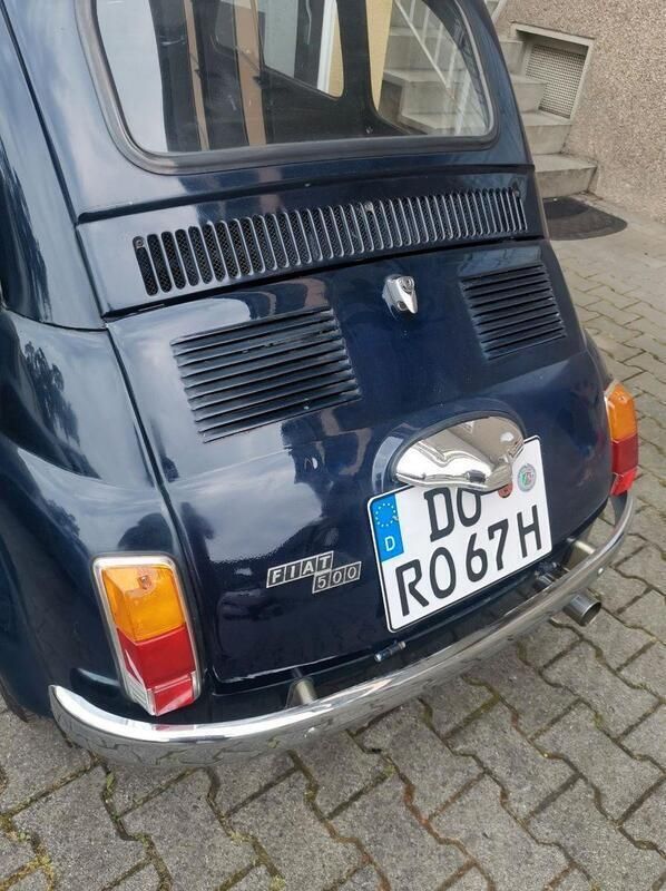 Blau Gebraucht 1975 Fiat 500 Kleinwagen | 7.000 € - Bild 1/4