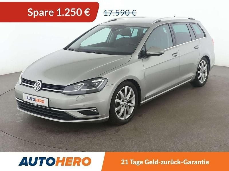 Grau Gebraucht 2018 VW Golf VII Highline Kombi | 16.340 € (Fairer Preis) - Bild 1/3