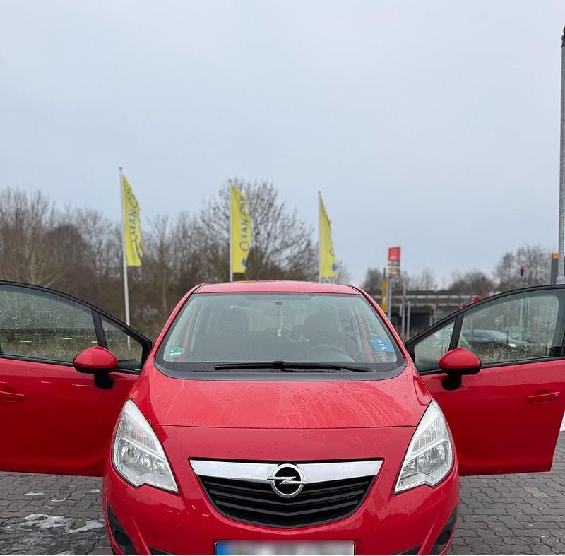 Gebraucht Opel Meriva 115 PS (84 kW) 2010 Rot Van / Kleinbus