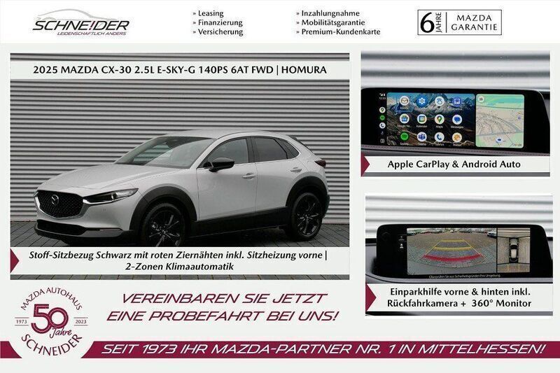 Ceramic Neu 2025 Mazda CX-30 Homura-Line SUV | 29.990 € - Bild 1/4