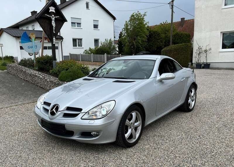 Silber Gebraucht 2004 Mercedes SLK350 Cabrio | 10.490 € (Guter Preis) - Bild 1/4
