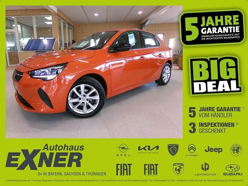 Gebraucht Opel Corsa Elegance 101 PS (74 kW) 2023 Power orange/spiegel schwarz lackie Kleinwagen