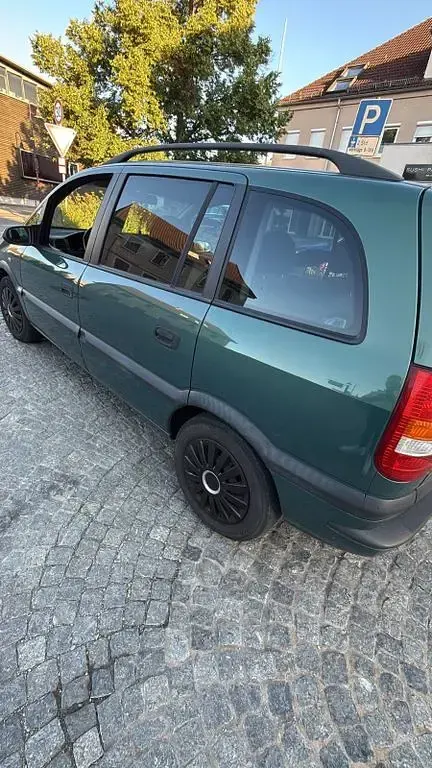 Gebraucht Opel Zafira 125 PS (91 kW) 2001 Grün Van / Kleinbus