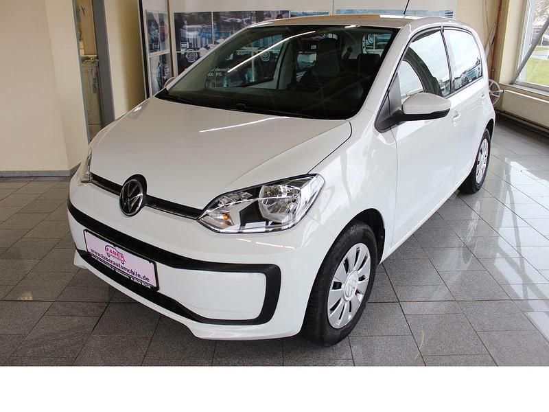 Weiß Gebraucht 2021 VW up! Move Kleinwagen | 10.554 € (Guter Preis) - Bild 1/4