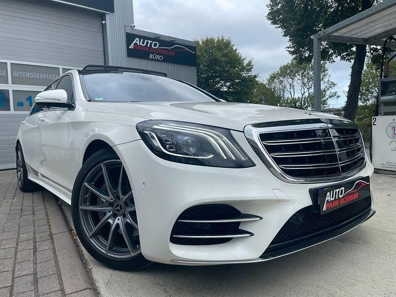 Weiß Gebraucht 2019 Mercedes S560 AMG Limousine | 49.990 € (Guter Preis) - Bild 1/4