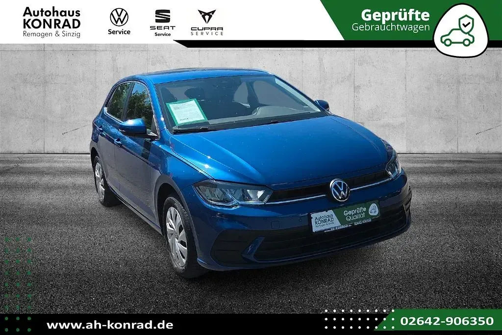 Gebraucht VW Polo Basis 80 PS (58 kW) 2022 Blau Kleinwagen