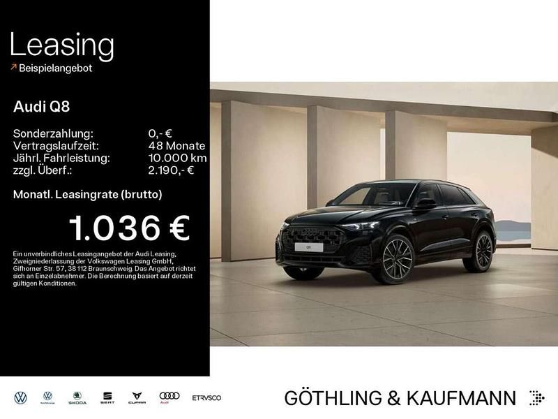 Mythosschwarz metallic Neu 2025 Audi Q8 S-Line SUV | 105.990 € (Etwas zu teuer) - Bild 1/4