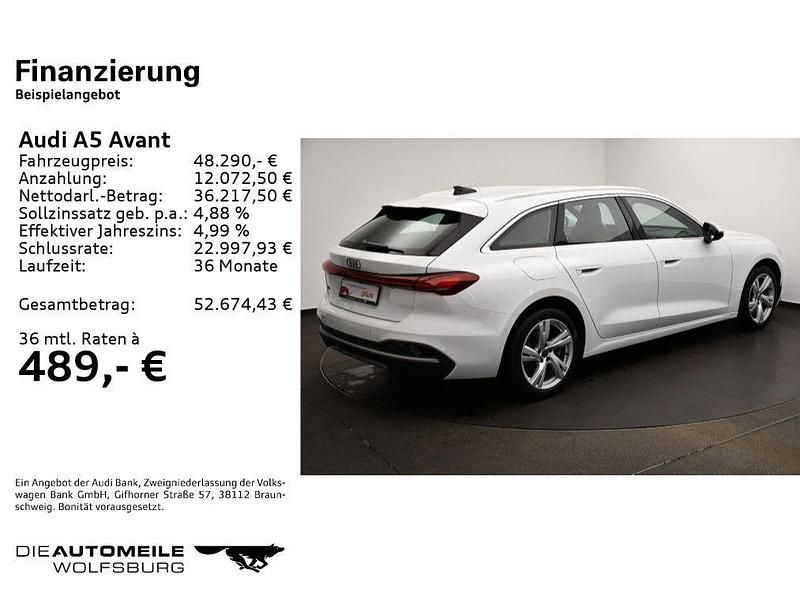 Gebraucht Audi A5 Sport 204 PS (150 kW) 2024 Arkonaweiß Kombi