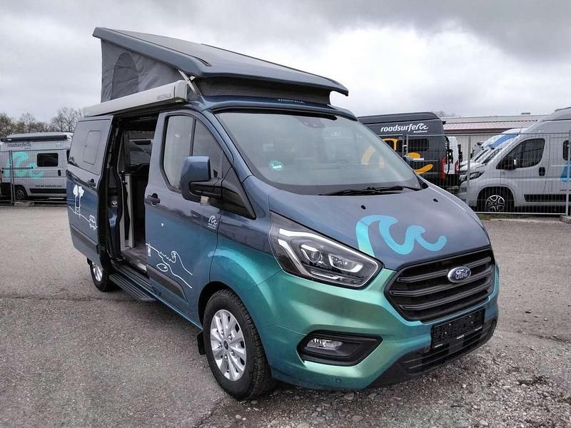Blau Gebraucht 2022 Ford Transit Custom Nugget Van / Kleinbus | 54.500 € (Fairer Preis) - Bild 1/3