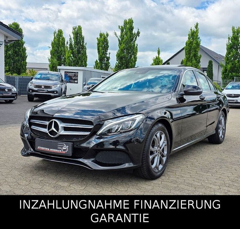 Schwarz Gebraucht 2018 Mercedes C180 Avantgarde Limousine | 19.999 € (Fairer Preis) - Bild 1/4