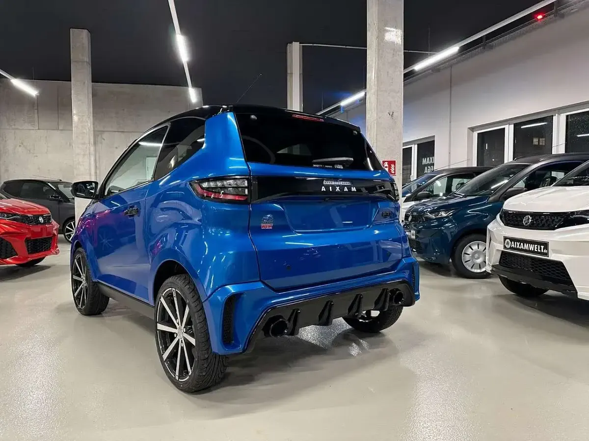 Neu Aixam City GTO 2025 Blau Kleinwagen