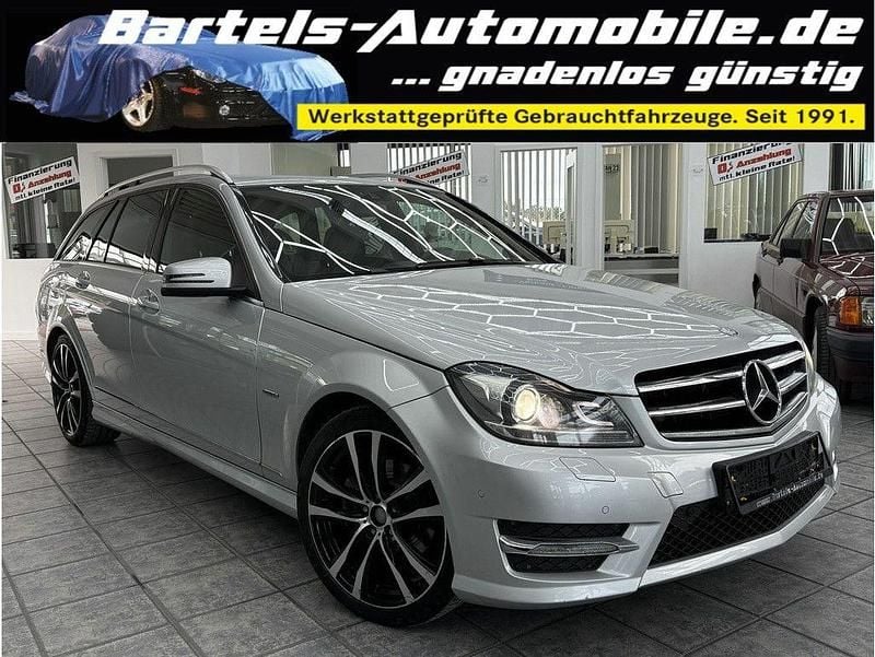 Iridiumsilber metalliclack Gebraucht 2013 Mercedes C250 AMG Kombi | 13.550 € (Fairer Preis) - Bild 1/4