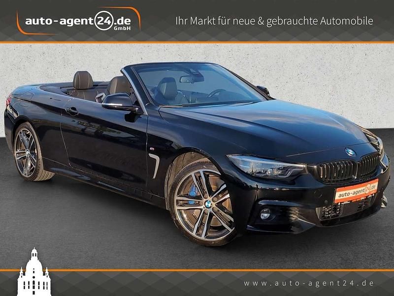 Black sapphire metallic (475) Gebraucht 2019 BMW 440 M Sport Cabrio | 35.990 € (Etwas zu teuer) - Bild 1/4