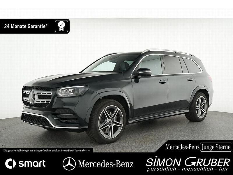 Lack smaragdgrün (metallic) Gebraucht 2020 Mercedes GLS350 AMG SUV | 77.500 € (Etwas zu teuer) - Bild 1/4