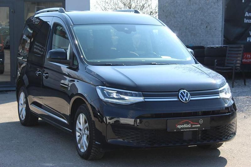 Gebraucht VW Caddy IQ Drive 122 PS (89 kW) 2021 Schwarz Van / Kleinbus