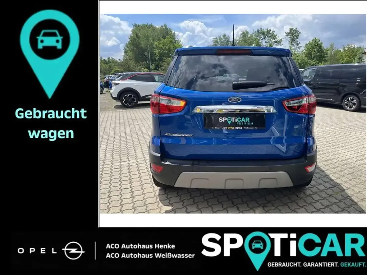 Gebraucht Ford Ecosport Titanium 125 PS (91 kW) 2019 Lightning blue SUV