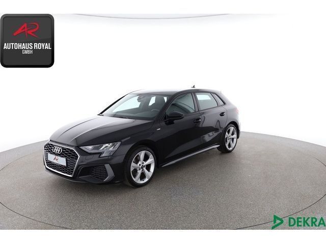 Schwarz Gebraucht 2021 Audi A3 Sportback S-Line Limousine | 24.380 € (Fairer Preis) - Bild 1/4