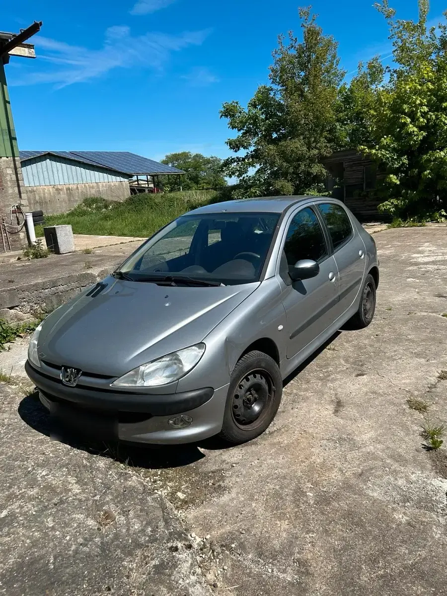 Gebraucht Peugeot 206 75 PS (55 kW) 2002 Silber Kleinwagen