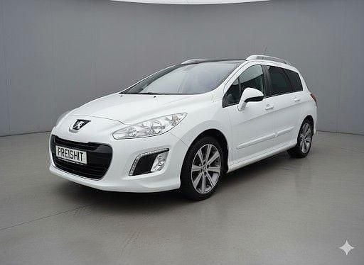 Gebraucht Peugeot 308 SW Family 120 PS (88 kW) 2013 Weiß Kombi