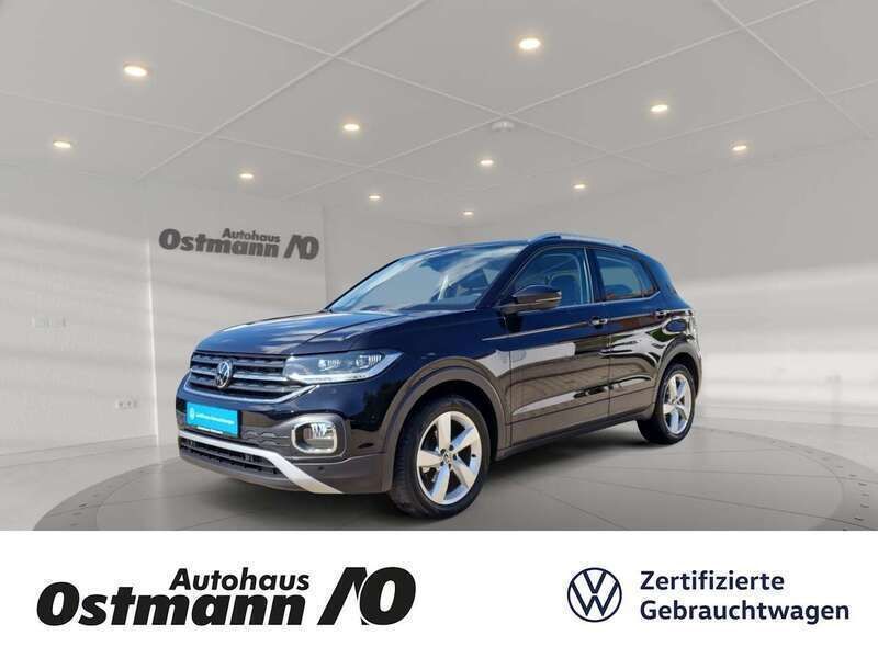 Schwarz Gebraucht 2021 VW T-Cross Style SUV | 22.660 € (Fairer Preis) - Bild 1/4