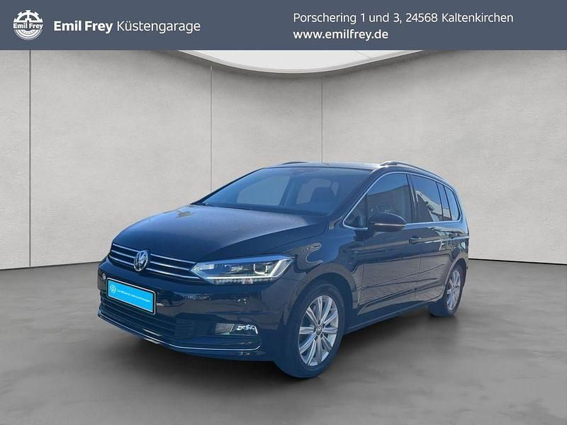 Schwarz Gebraucht 2017 VW Touran Highline Van / Kleinbus | 21.450 € (Fairer Preis) - Bild 1/4