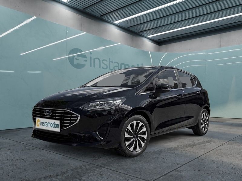Schwarz Gebraucht 2022 Ford Fiesta Titanium Kleinwagen | 17.290 € (Fairer Preis) - Bild 1/3